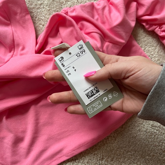 Pink Ruffled Sleeve H&M Top - Picture 4 of 4